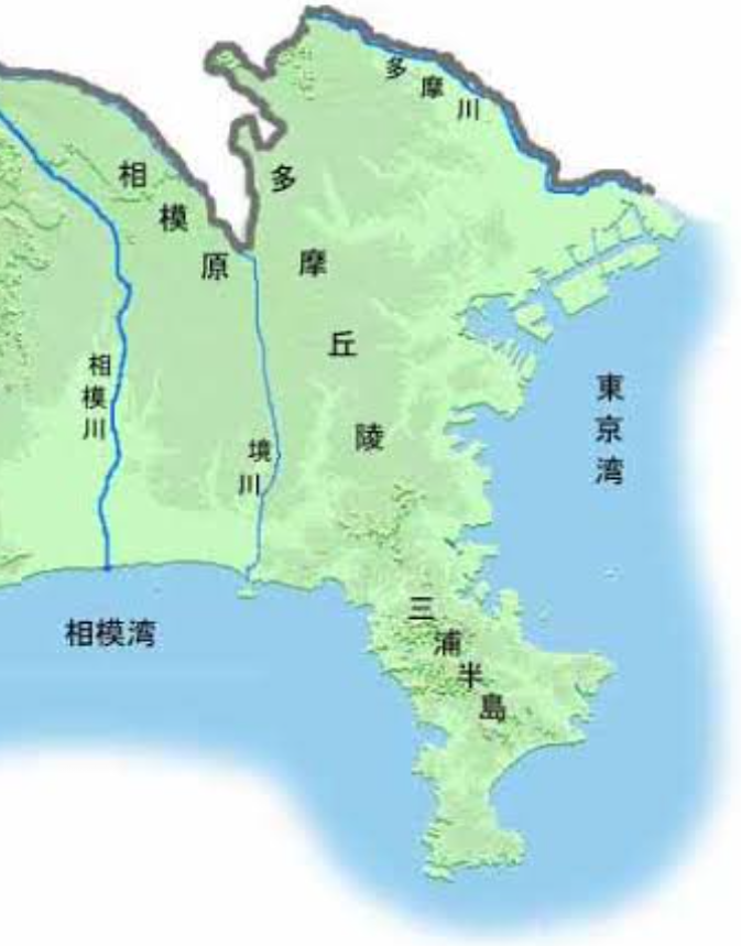 両湾の水系隔つ三浦岬